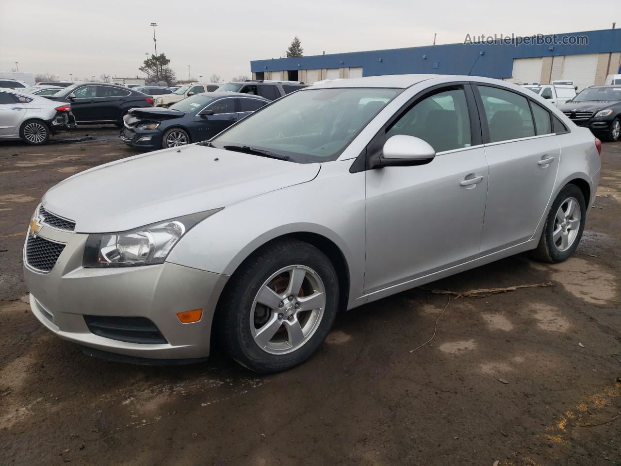 2014 Chevrolet Cruze Lt Silver vin: 1G1PC5SB8E7415608