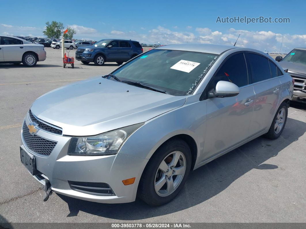 2014 Chevrolet Cruze 1lt Auto Silver vin: 1G1PC5SB8E7415933