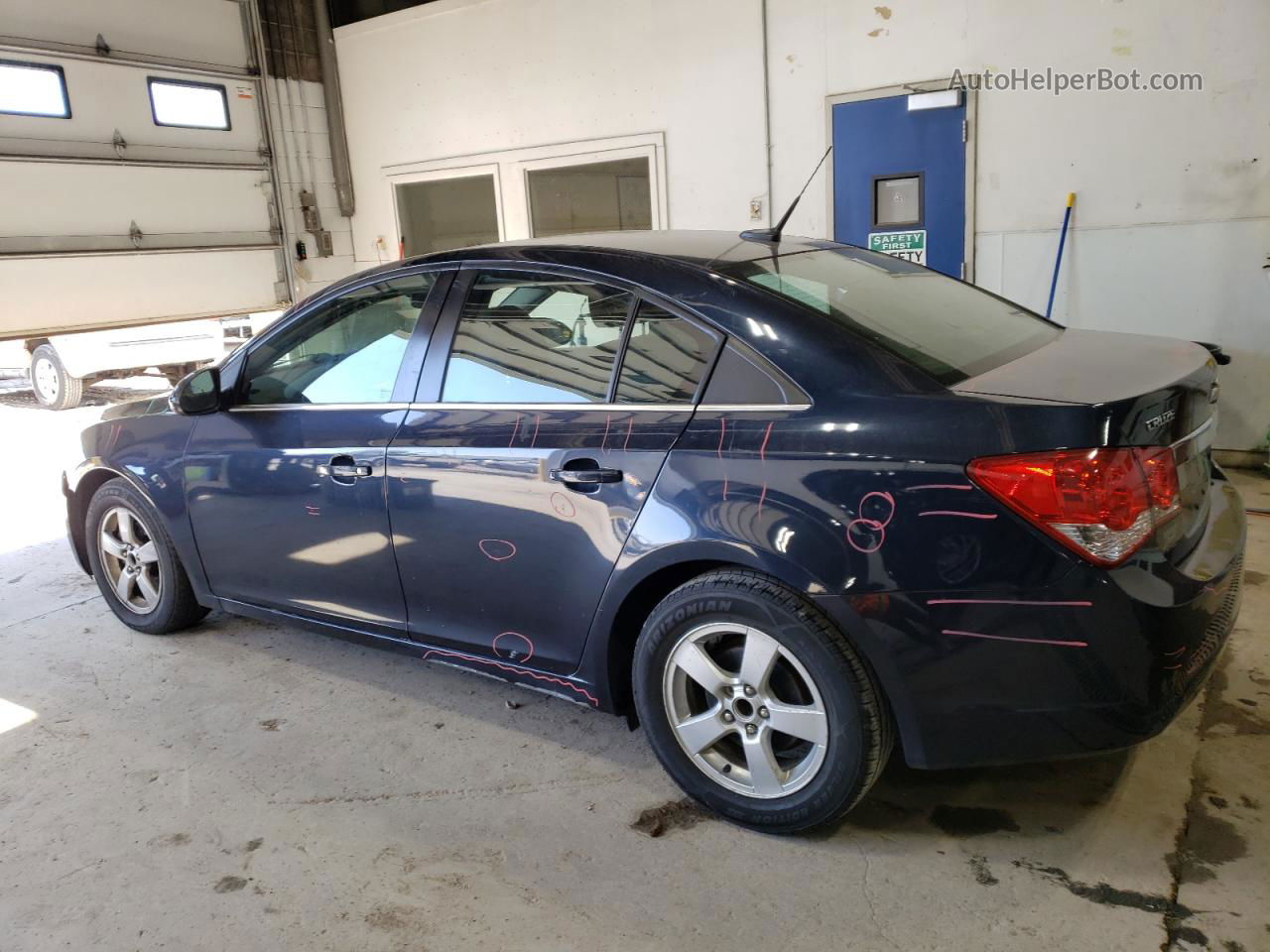 2014 Chevrolet Cruze Lt Blue vin: 1G1PC5SB8E7465506