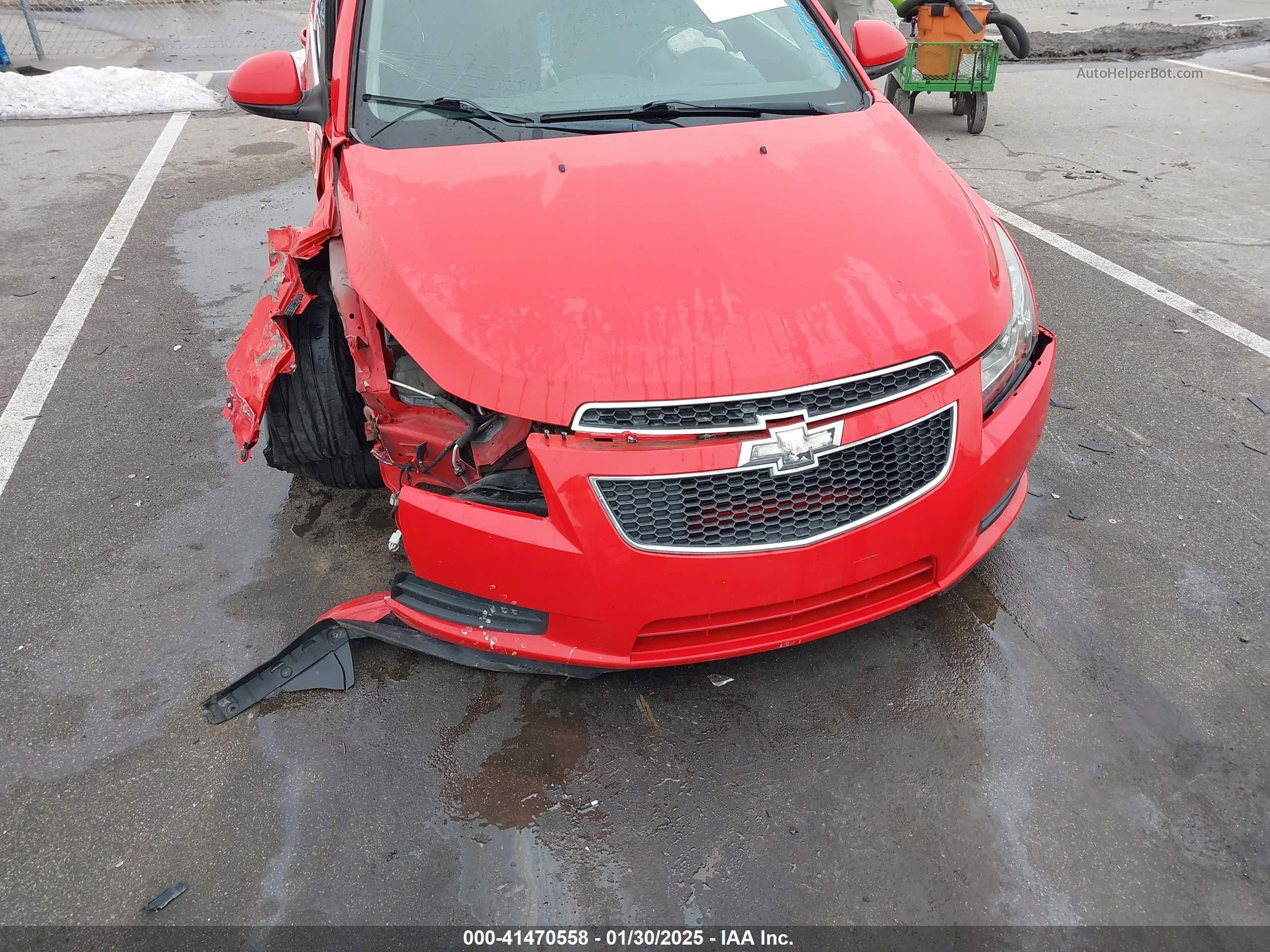 2014 Chevrolet Cruze 1lt Auto Красный vin: 1G1PC5SB8E7475176