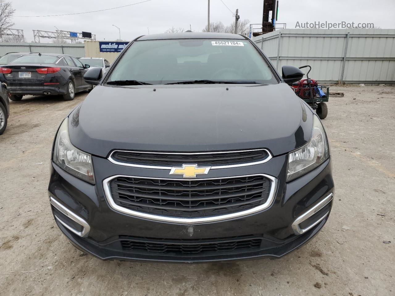 2015 Chevrolet Cruze Lt Черный vin: 1G1PC5SB8F7101300