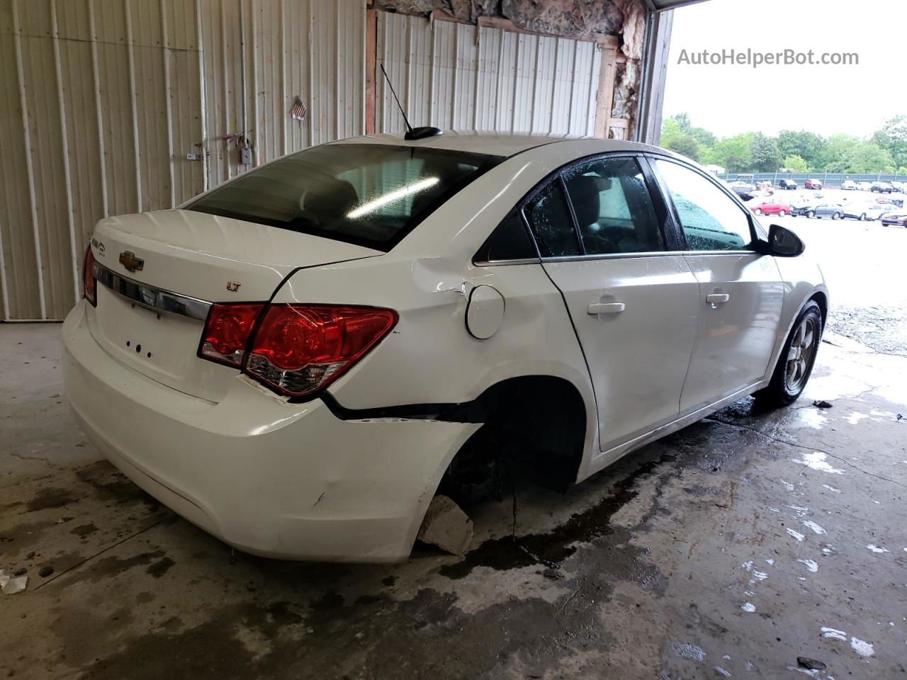 2015 Chevrolet Cruze Lt White vin: 1G1PC5SB8F7123104