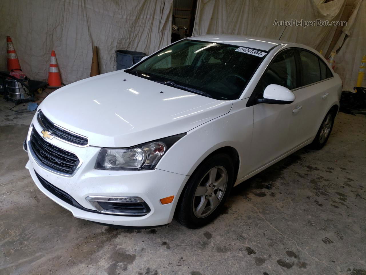 2015 Chevrolet Cruze Lt White vin: 1G1PC5SB8F7123104