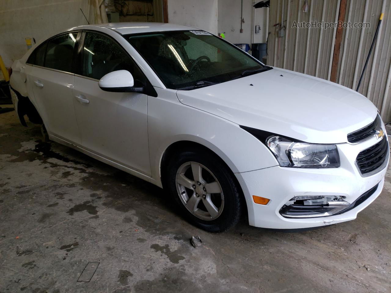 2015 Chevrolet Cruze Lt White vin: 1G1PC5SB8F7123104