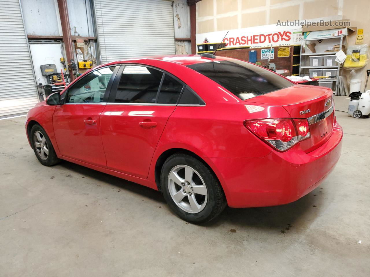 2015 Chevrolet Cruze Lt Red vin: 1G1PC5SB8F7131560