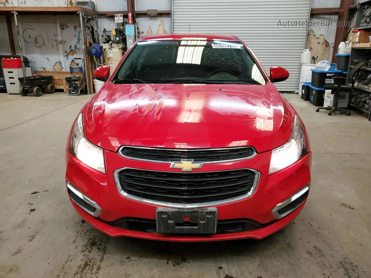 2015 Chevrolet Cruze Lt Red vin: 1G1PC5SB8F7131560