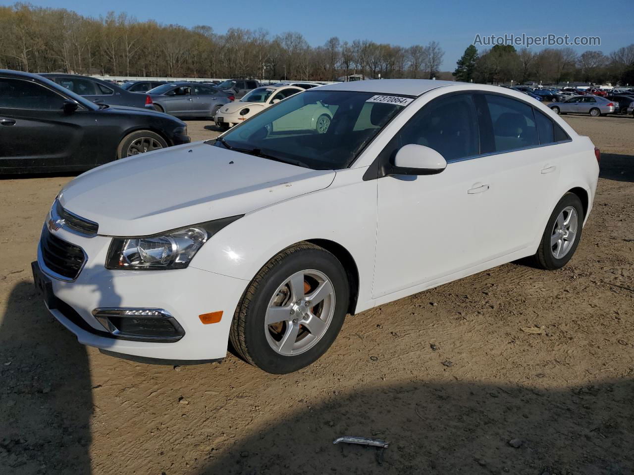 2015 Chevrolet Cruze Lt White vin: 1G1PC5SB8F7141148