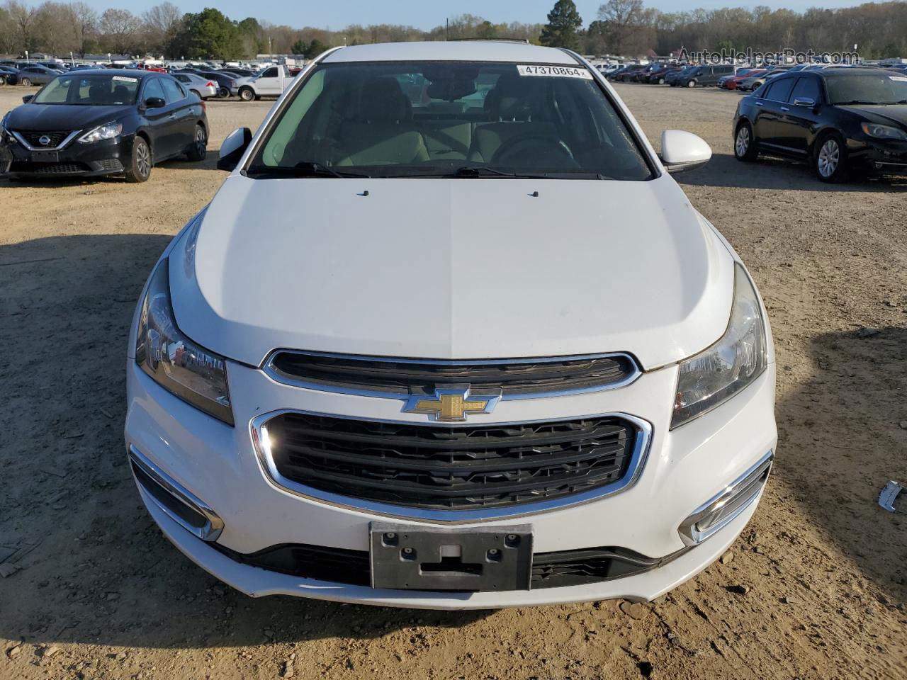 2015 Chevrolet Cruze Lt White vin: 1G1PC5SB8F7141148