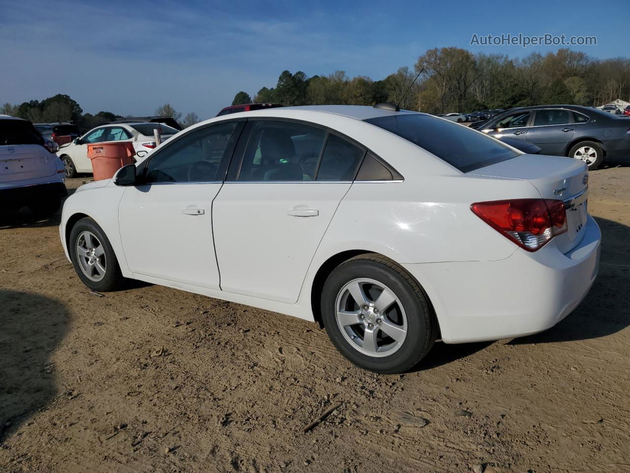 2015 Chevrolet Cruze Lt White vin: 1G1PC5SB8F7141148