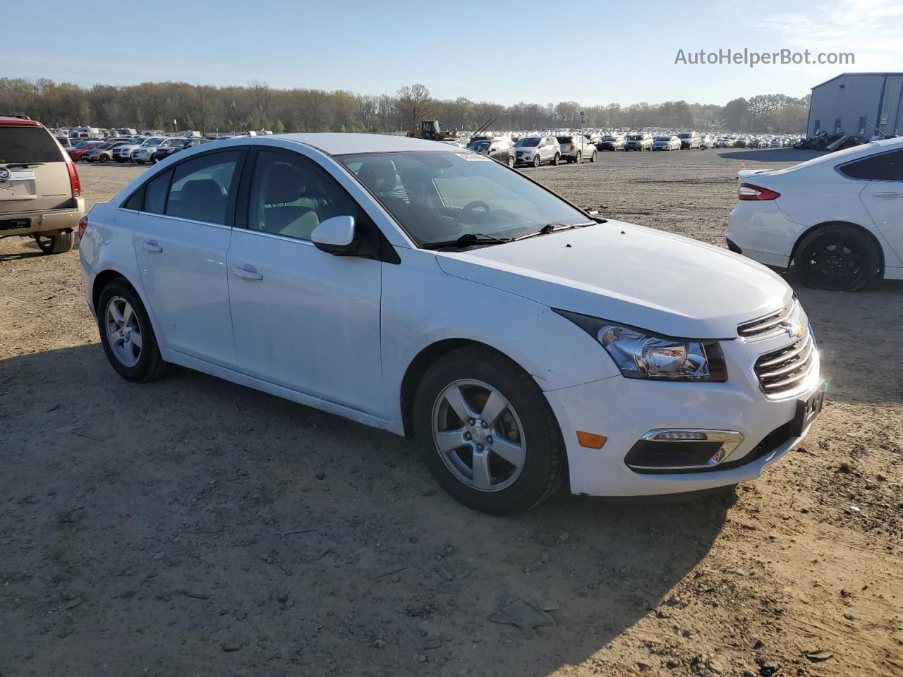 2015 Chevrolet Cruze Lt White vin: 1G1PC5SB8F7141148