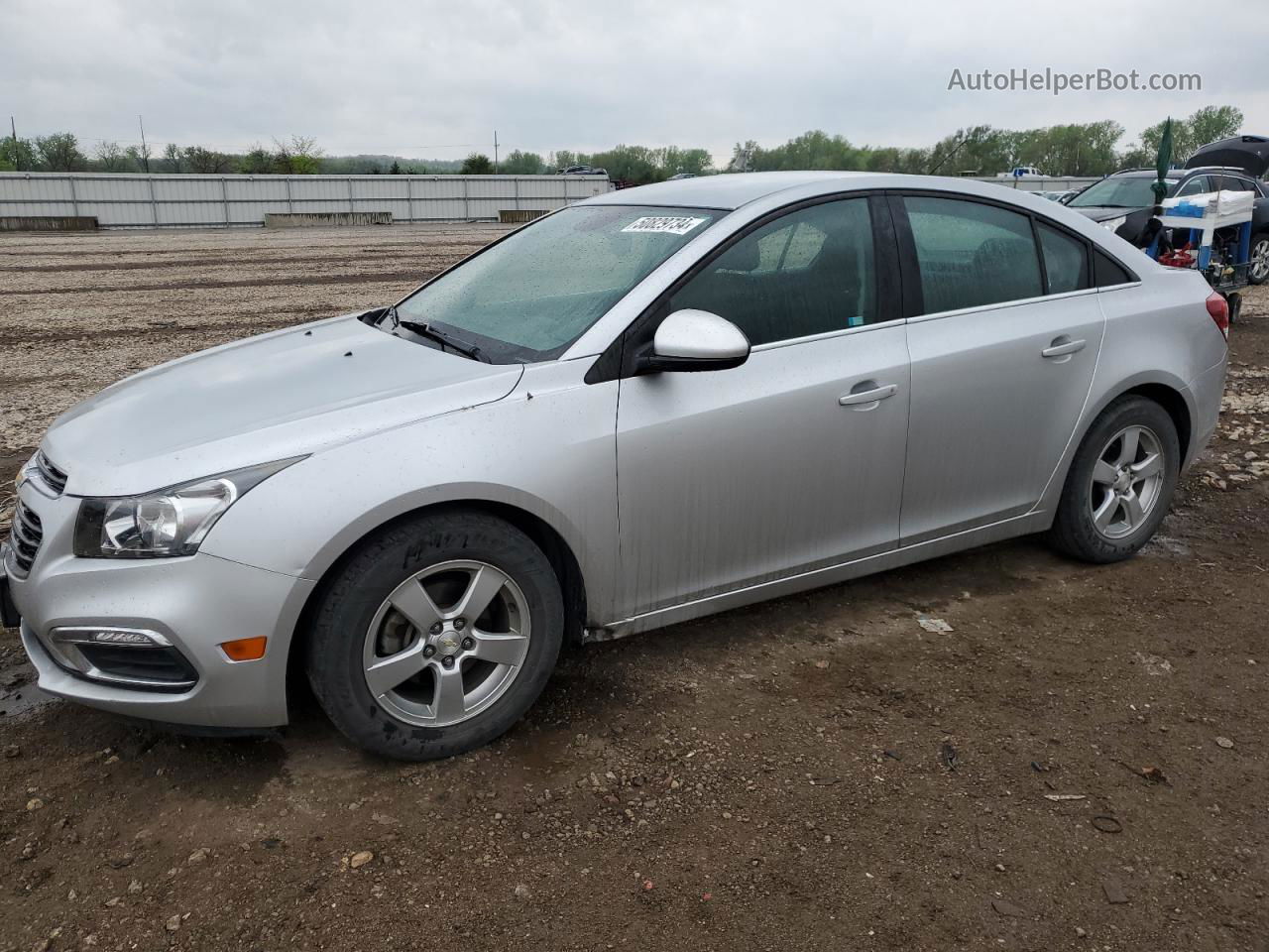 2015 Chevrolet Cruze Lt Silver vin: 1G1PC5SB8F7174005