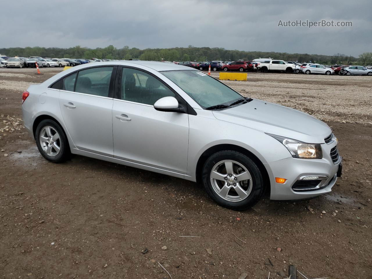 2015 Chevrolet Cruze Lt Silver vin: 1G1PC5SB8F7174005