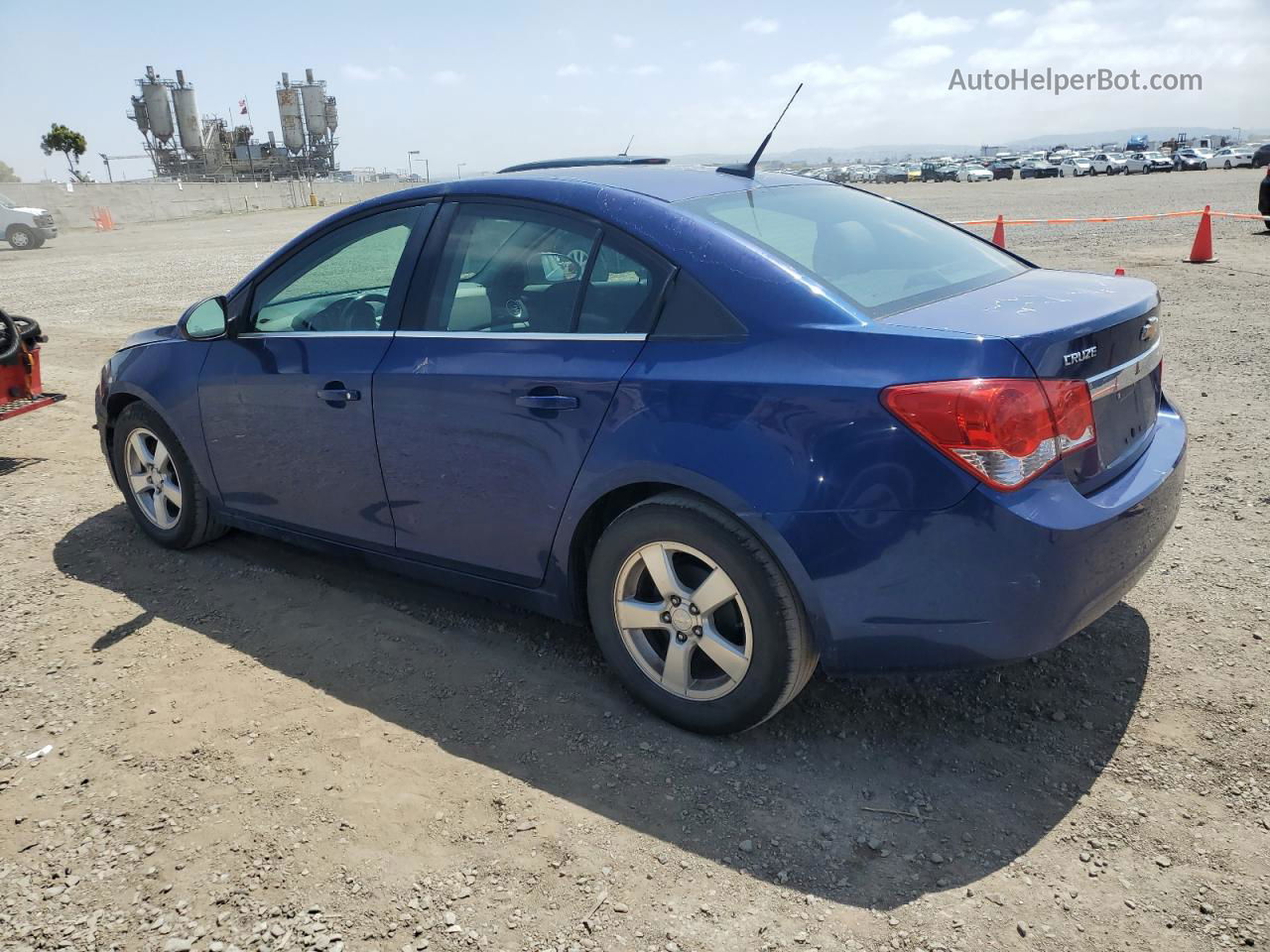 2013 Chevrolet Cruze Lt Blue vin: 1G1PC5SB9D7106843