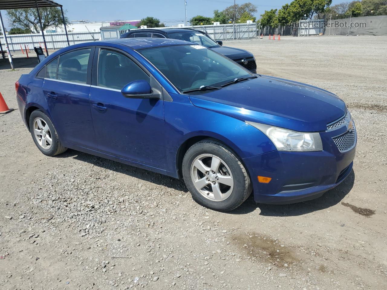 2013 Chevrolet Cruze Lt Blue vin: 1G1PC5SB9D7106843