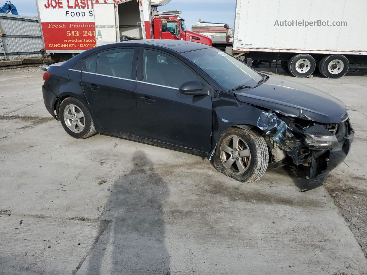 2013 Chevrolet Cruze Lt Black vin: 1G1PC5SB9D7185169