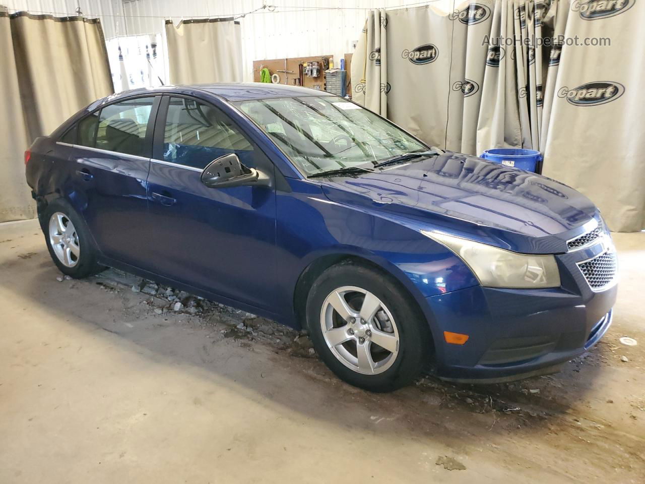 2013 Chevrolet Cruze Lt Blue vin: 1G1PC5SB9D7203251