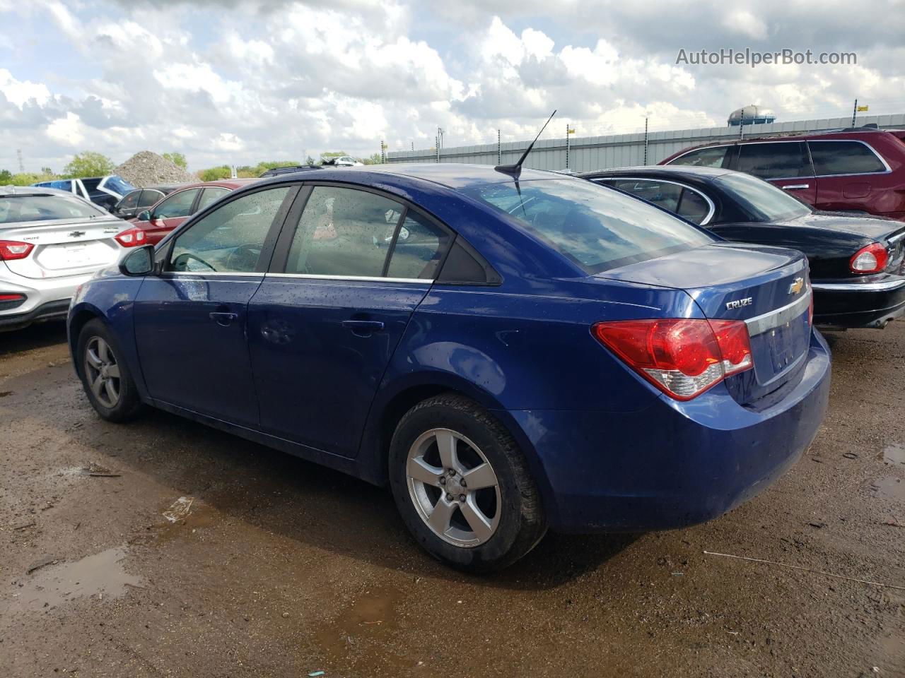 2013 Chevrolet Cruze Lt Blue vin: 1G1PC5SB9D7307416