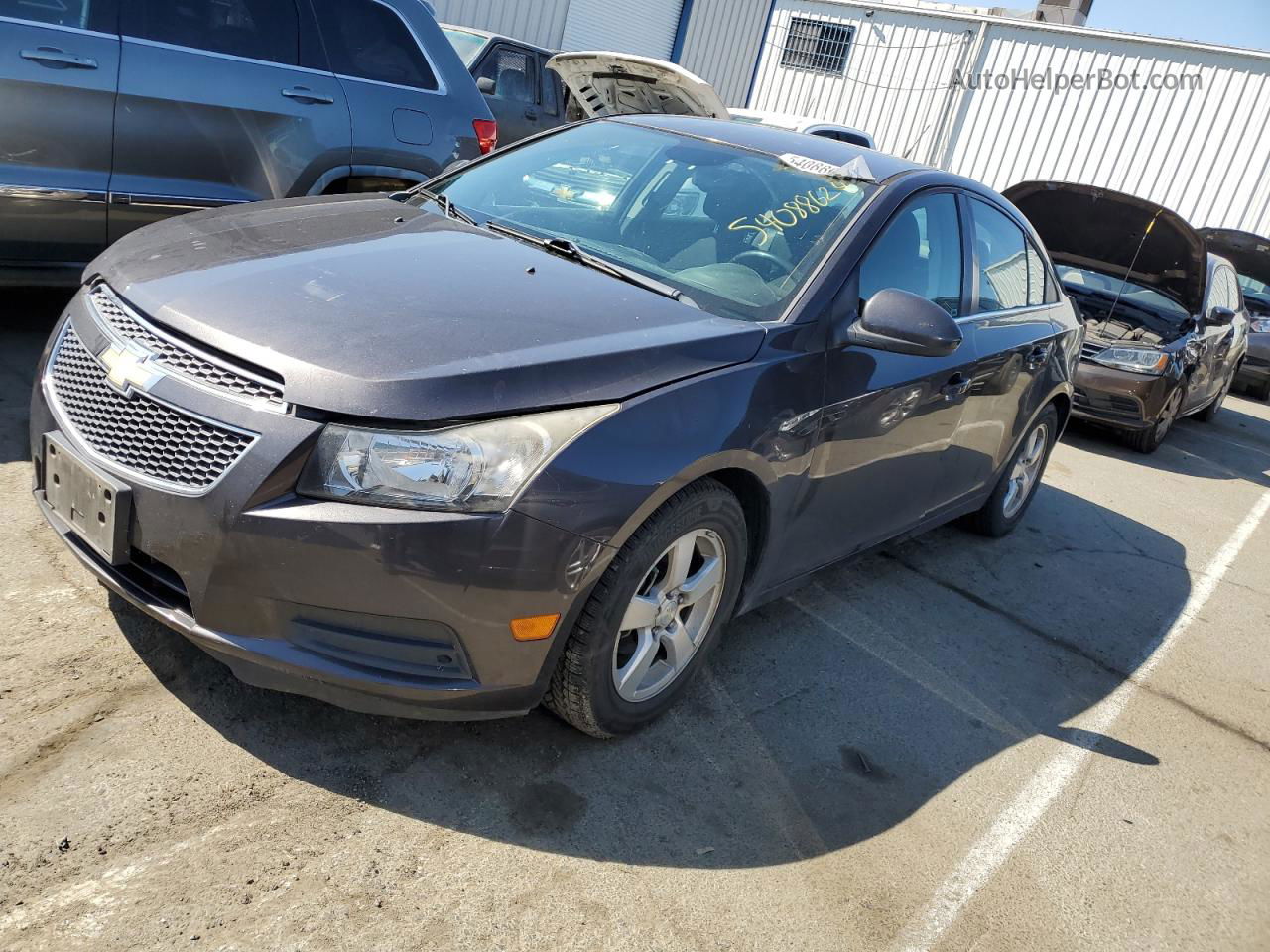 2014 Chevrolet Cruze Lt Gray vin: 1G1PC5SB9E7115558