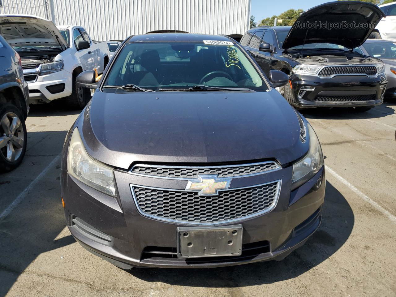 2014 Chevrolet Cruze Lt Gray vin: 1G1PC5SB9E7115558