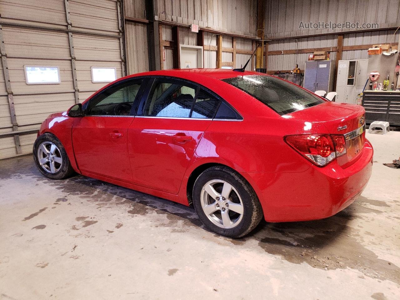 2014 Chevrolet Cruze Lt Red vin: 1G1PC5SB9E7121313