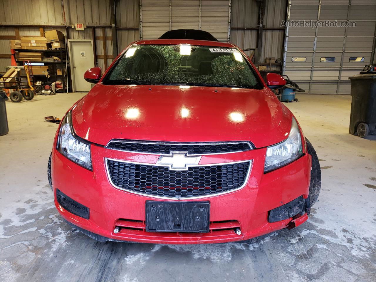 2014 Chevrolet Cruze Lt Red vin: 1G1PC5SB9E7121313