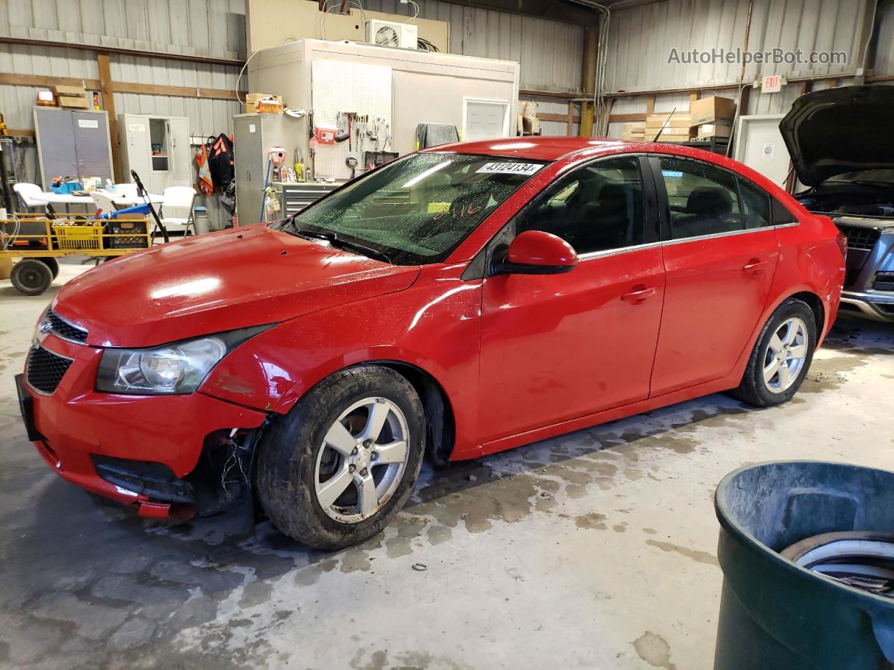 2014 Chevrolet Cruze Lt Red vin: 1G1PC5SB9E7121313