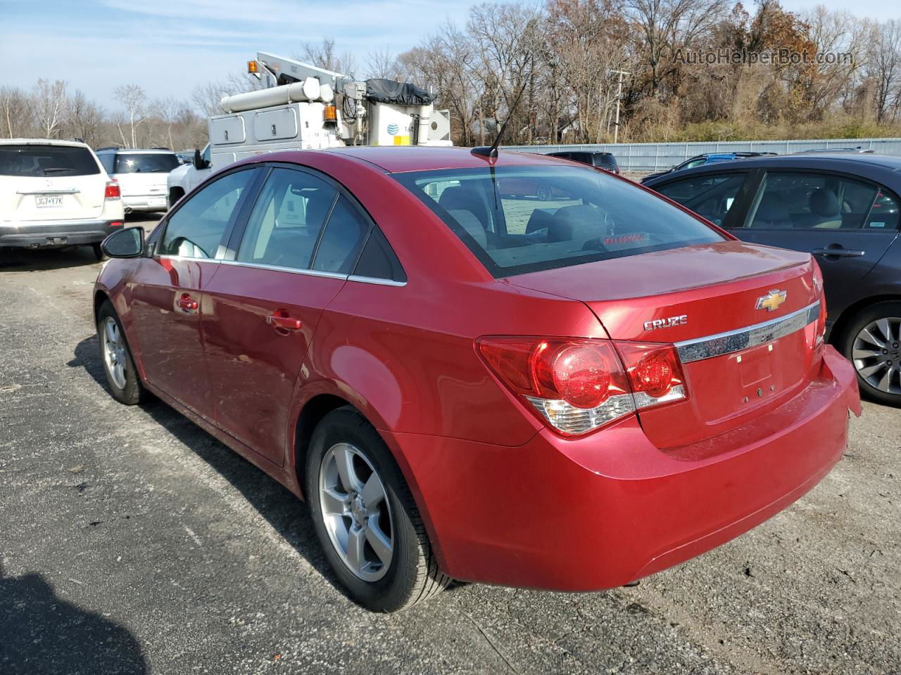 2014 Chevrolet Cruze Lt Red vin: 1G1PC5SB9E7168891