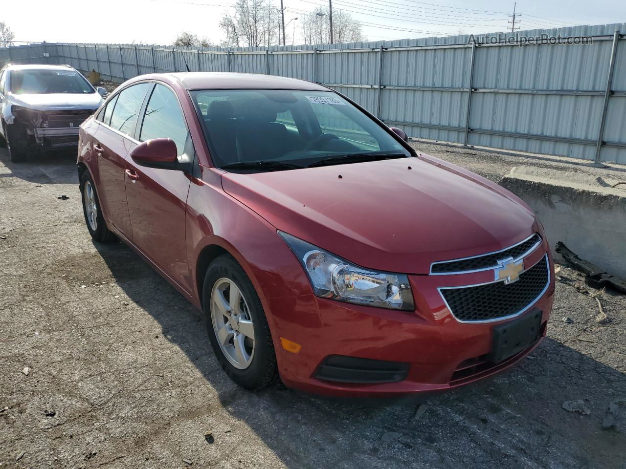 2014 Chevrolet Cruze Lt Red vin: 1G1PC5SB9E7168891