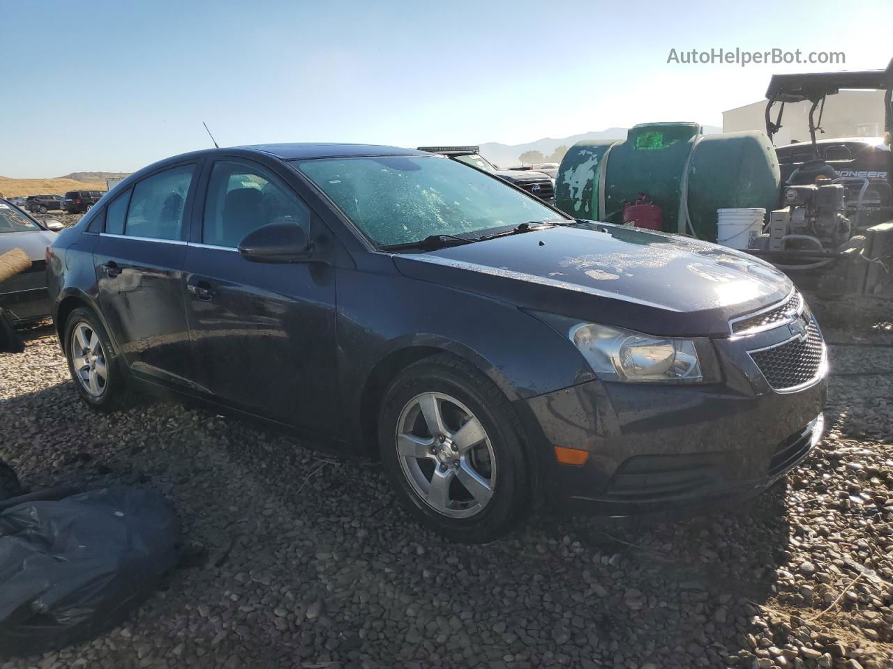 2014 Chevrolet Cruze Lt Blue vin: 1G1PC5SB9E7218981