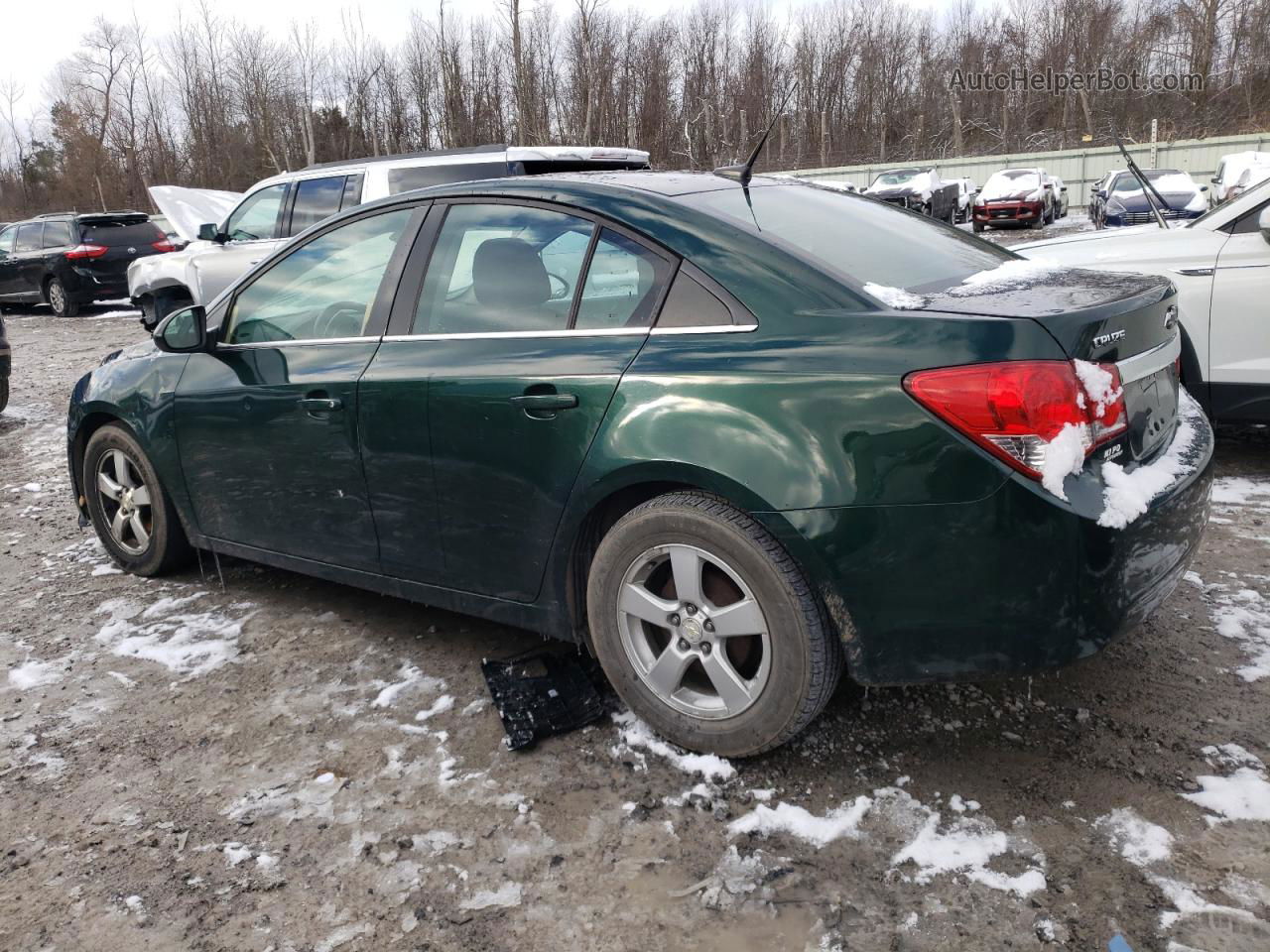 2014 Chevrolet Cruze Lt Green vin: 1G1PC5SB9E7376396