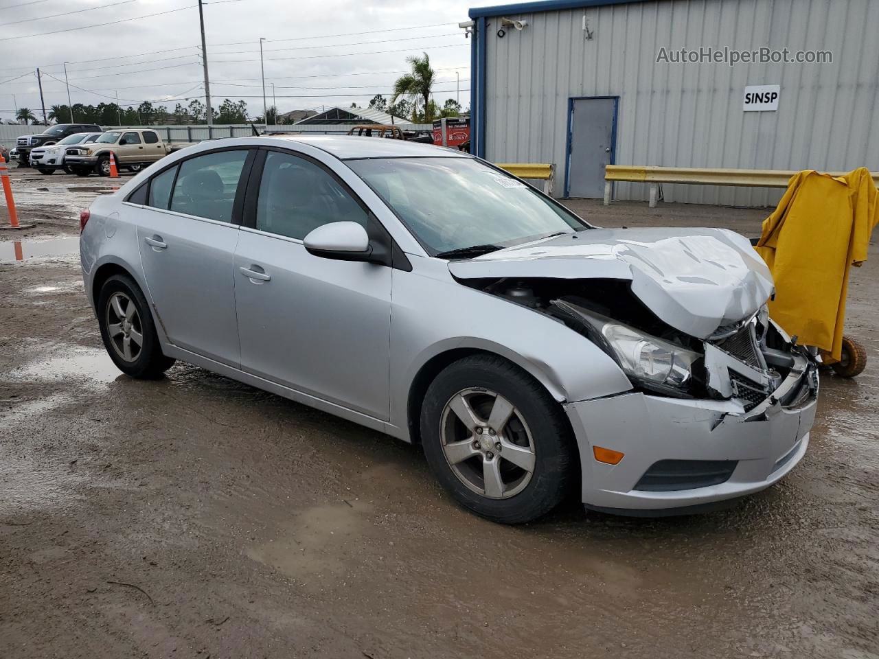 2014 Chevrolet Cruze Lt Серебряный vin: 1G1PC5SB9E7400454