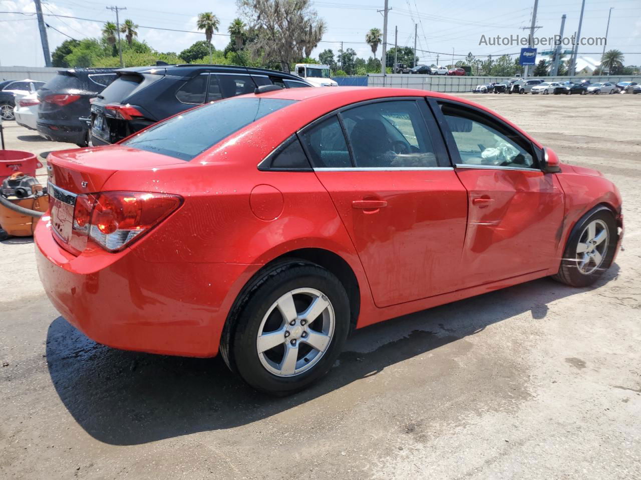 2015 Chevrolet Cruze Lt Red vin: 1G1PC5SB9F7106604