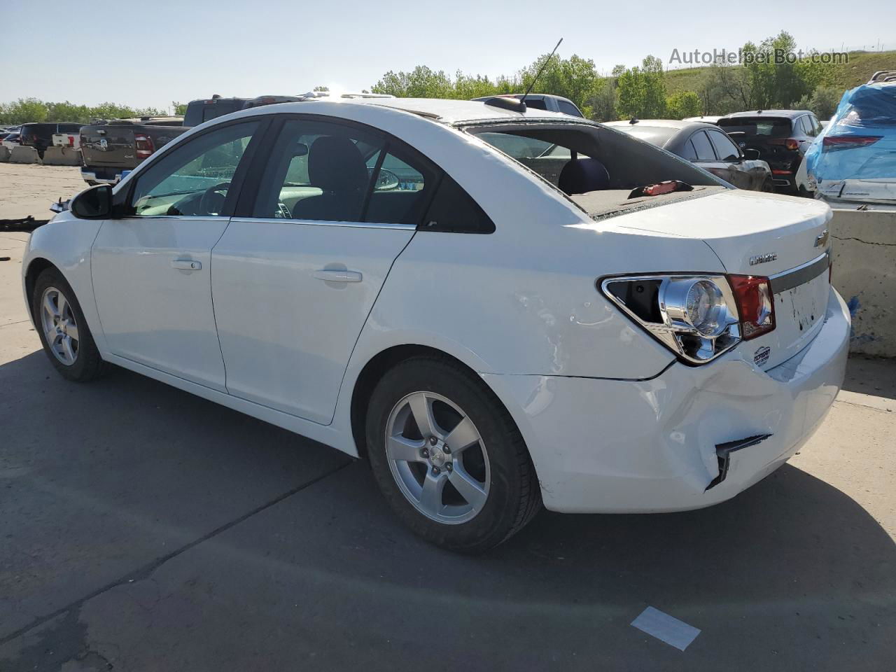 2015 Chevrolet Cruze Lt White vin: 1G1PC5SB9F7139506