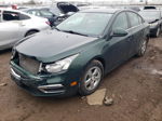 2015 Chevrolet Cruze Lt Green vin: 1G1PC5SB9F7165670