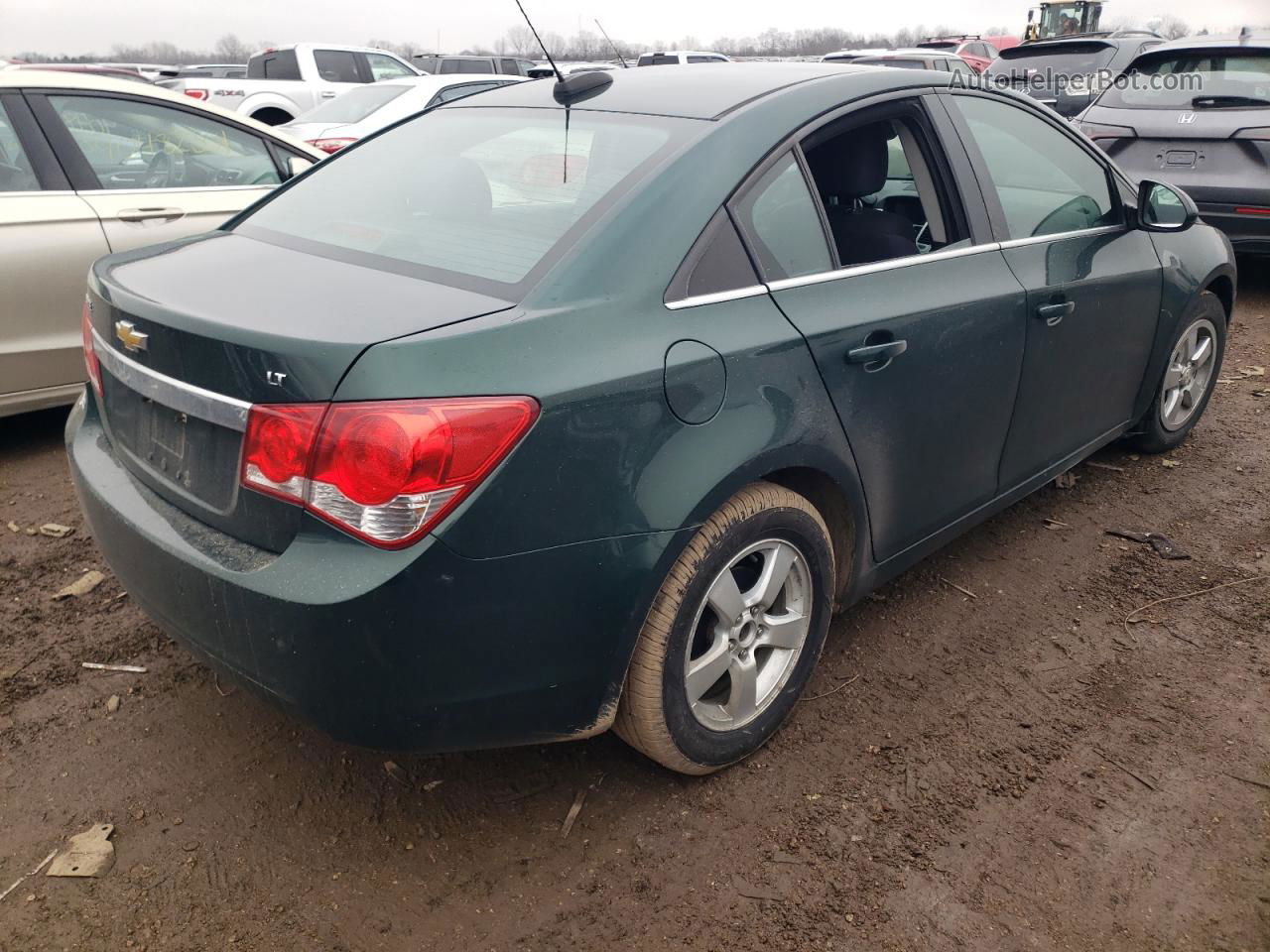 2015 Chevrolet Cruze Lt Green vin: 1G1PC5SB9F7165670