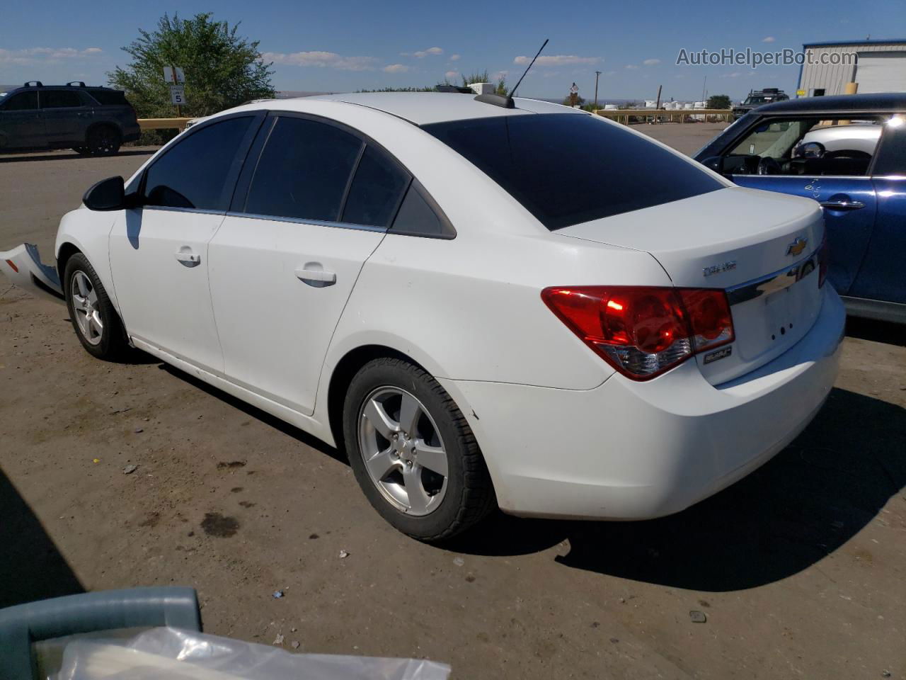 2015 Chevrolet Cruze Lt White vin: 1G1PC5SB9F7168357