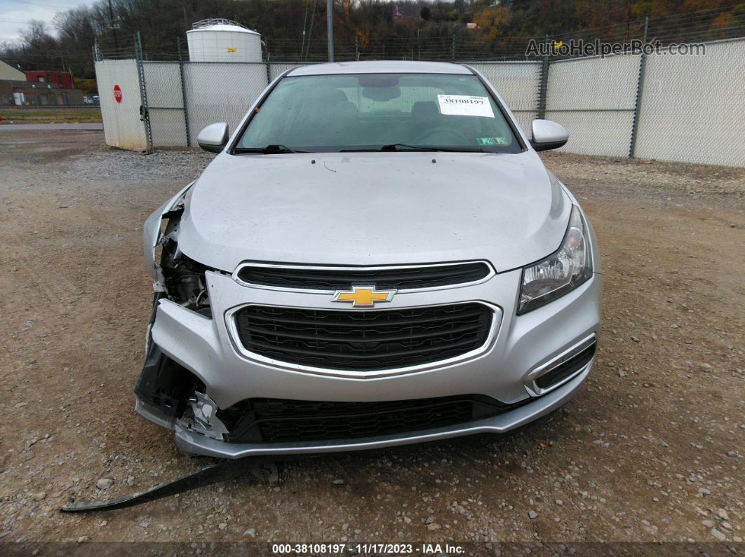 2015 Chevrolet Cruze 1lt Auto Silver vin: 1G1PC5SB9F7189435