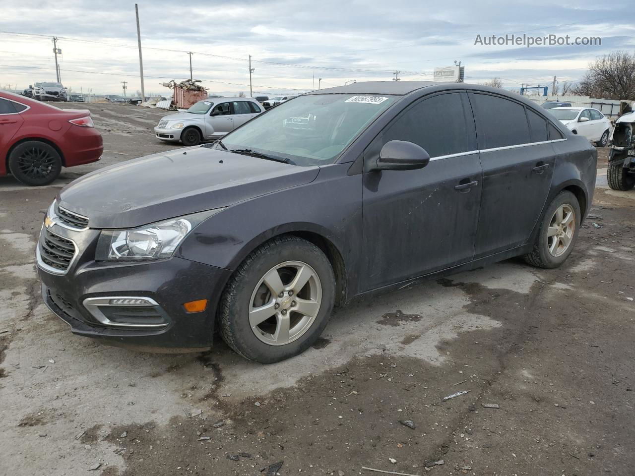 2015 Chevrolet Cruze Lt Черный vin: 1G1PC5SB9F7270760