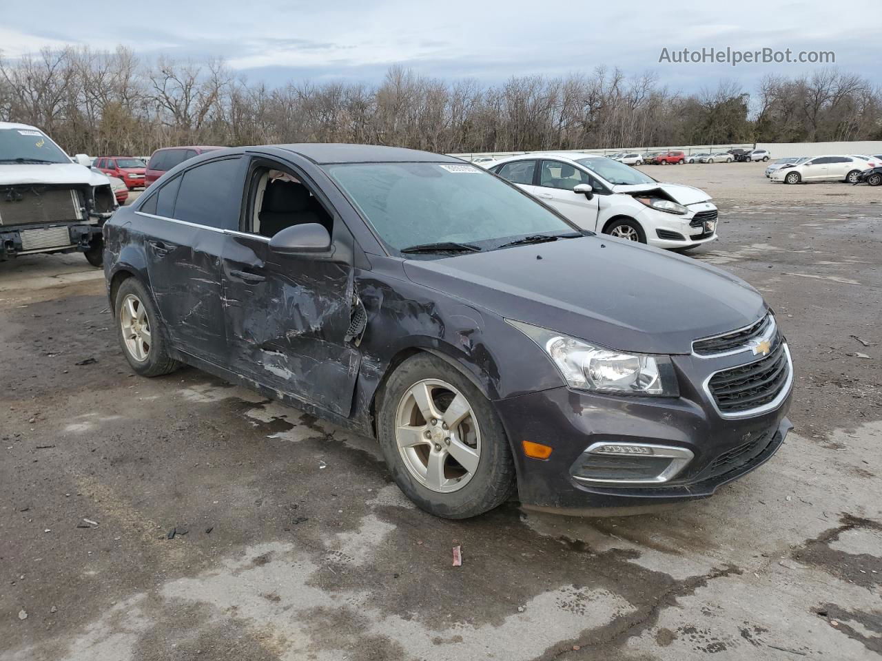 2015 Chevrolet Cruze Lt Черный vin: 1G1PC5SB9F7270760