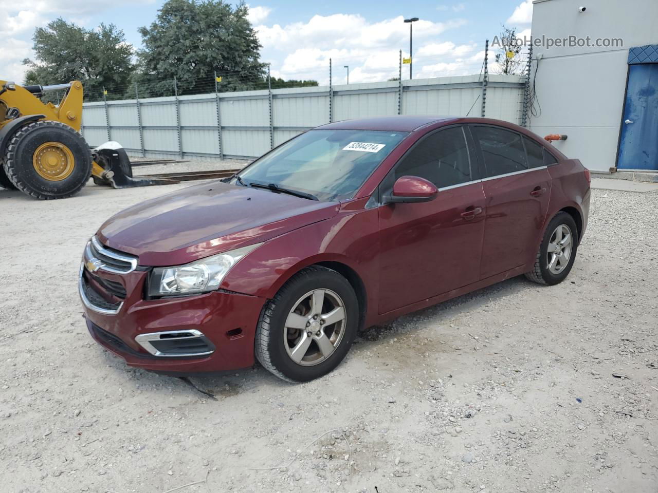 2015 Chevrolet Cruze Lt Темно-бордовый vin: 1G1PC5SB9F7276588