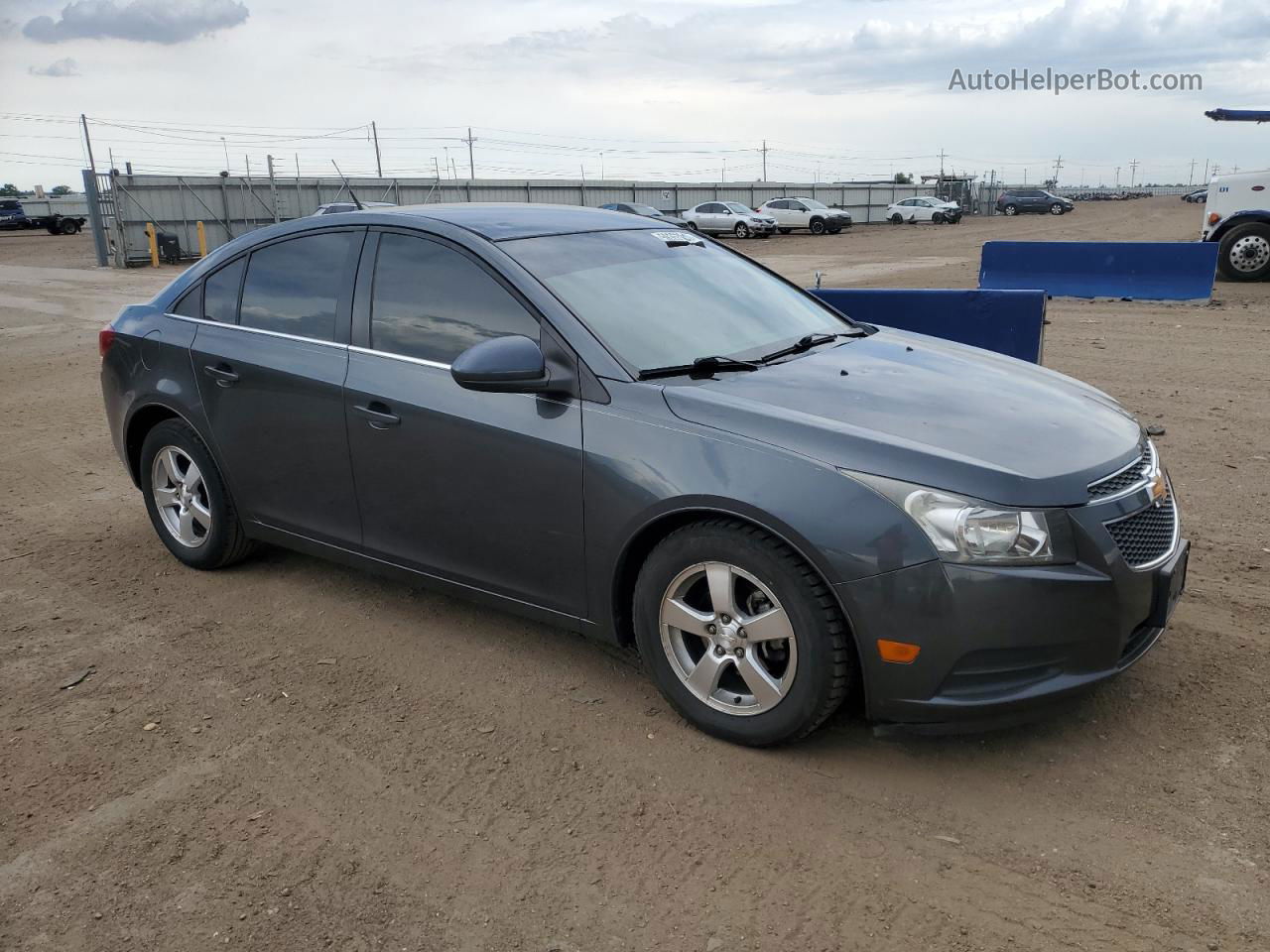 2013 Chevrolet Cruze Lt Gray vin: 1G1PC5SBXD7140631