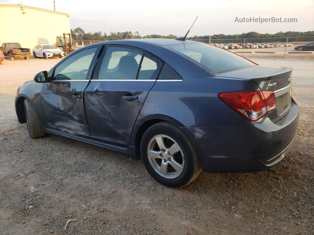 2013 Chevrolet Cruze Lt Blue vin: 1G1PC5SBXD7212265