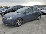 2013 Chevrolet Cruze Lt Blue vin: 1G1PC5SBXD7213156