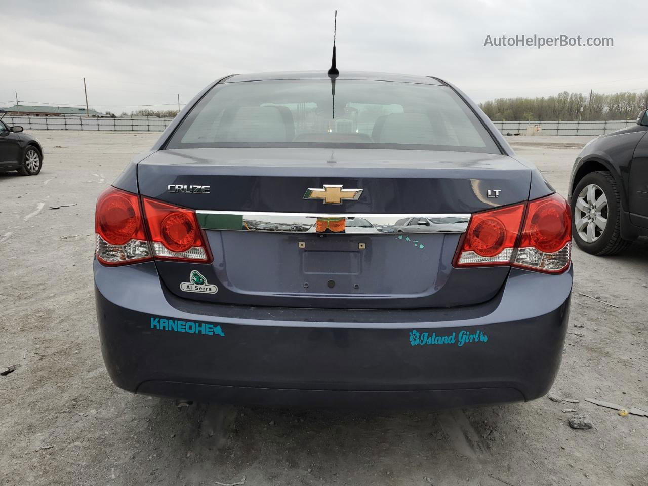 2013 Chevrolet Cruze Lt Blue vin: 1G1PC5SBXD7213156