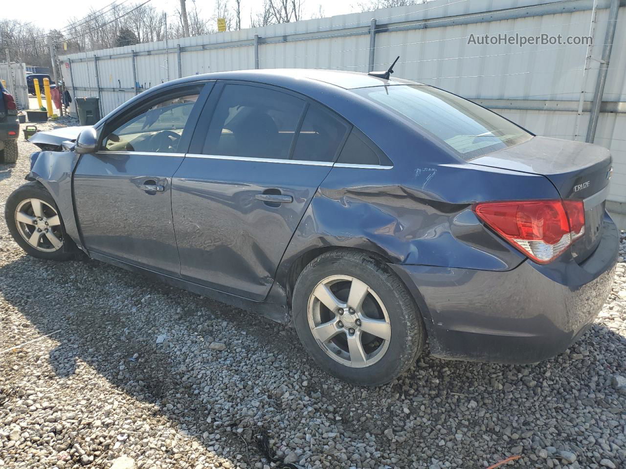 2013 Chevrolet Cruze Lt Blue vin: 1G1PC5SBXD7232385