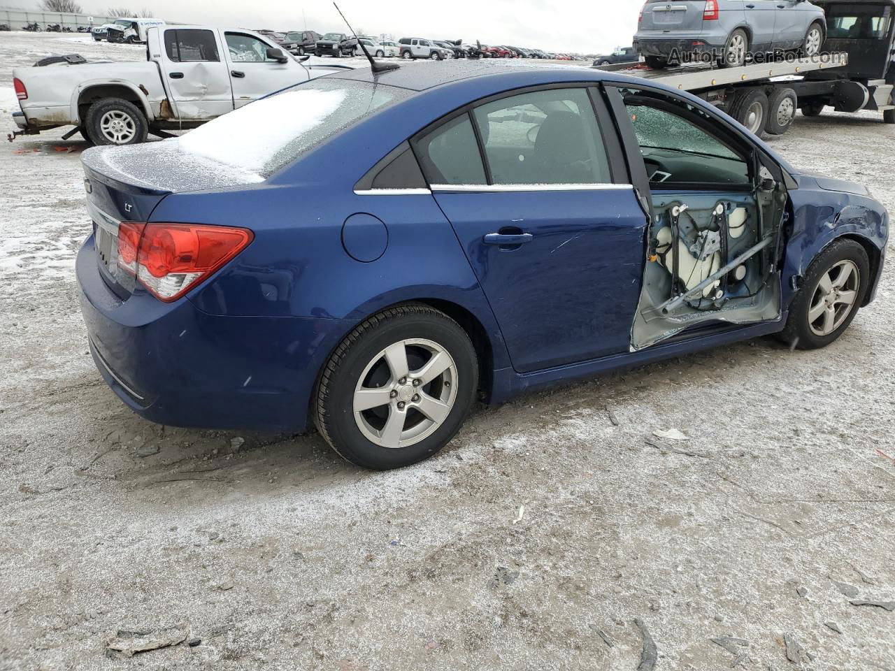 2013 Chevrolet Cruze Lt Blue vin: 1G1PC5SBXD7265905