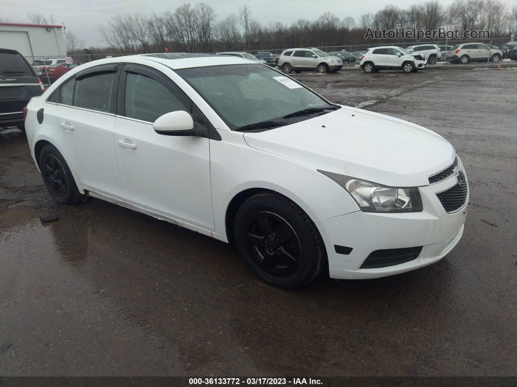 2013 Chevrolet Cruze 1lt White vin: 1G1PC5SBXD7285930