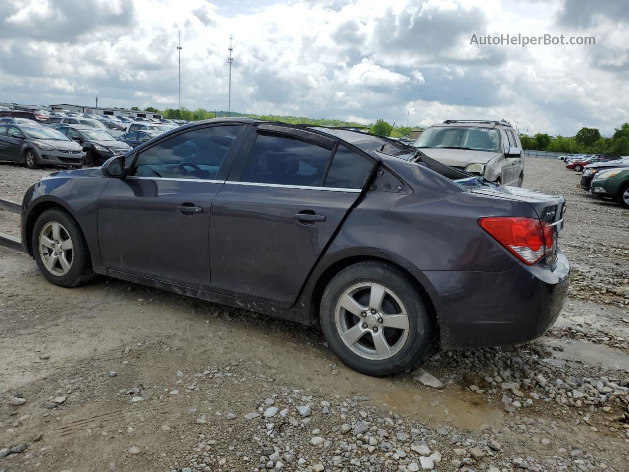 2014 Chevrolet Cruze Lt Gray vin: 1G1PC5SBXE7107775