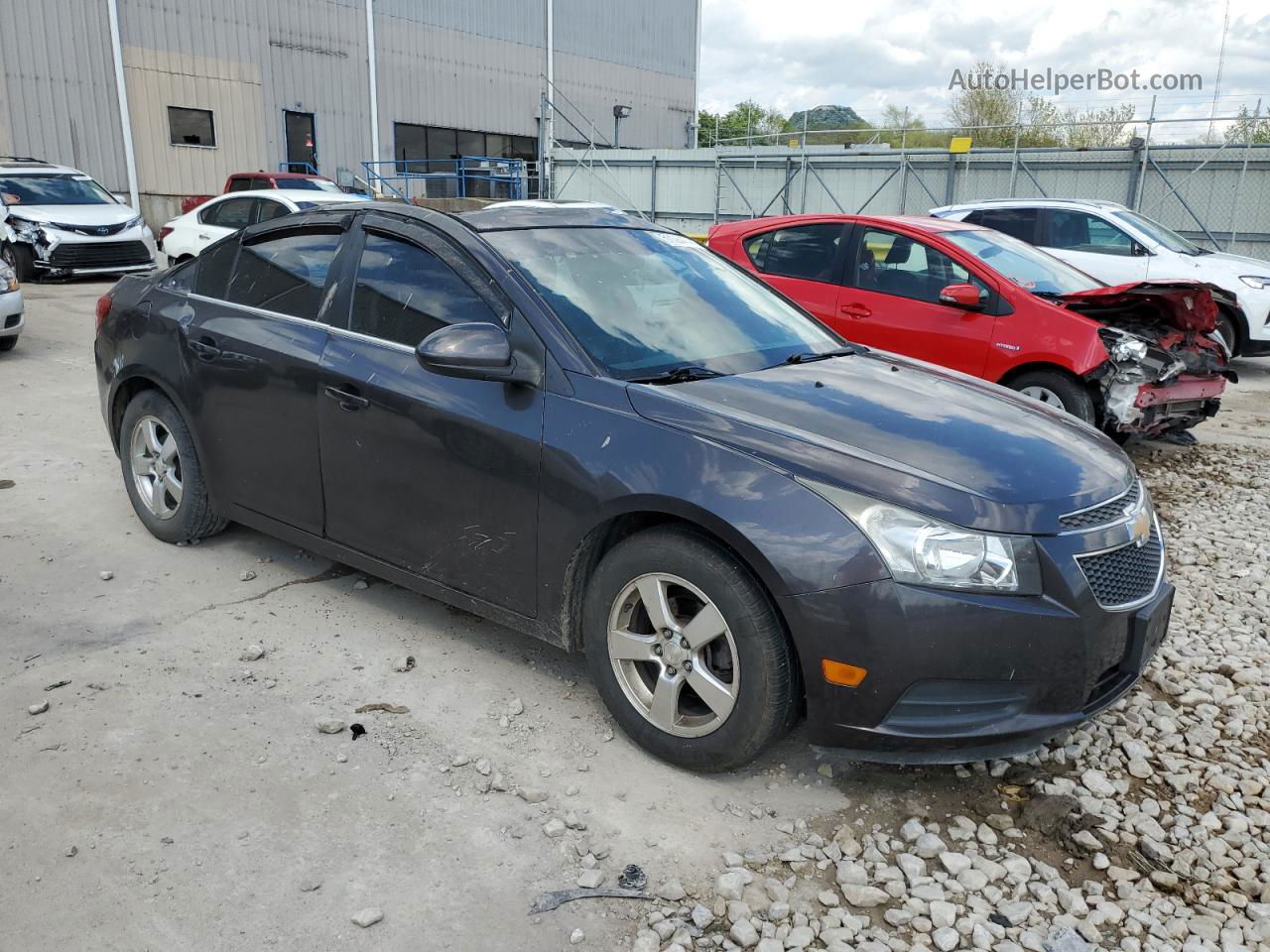 2014 Chevrolet Cruze Lt Gray vin: 1G1PC5SBXE7107775