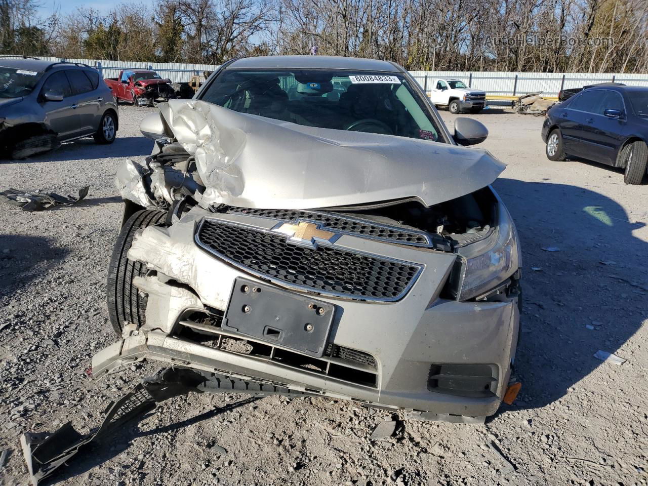 2014 Chevrolet Cruze Lt Silver vin: 1G1PC5SBXE7204300